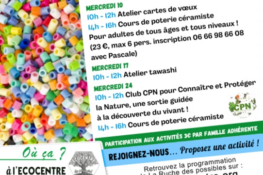 Mercredi en famille : atelier cartes de voeux