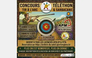 Concours de tir à l'arc et sarbacane  en faveur du téléthon 2026