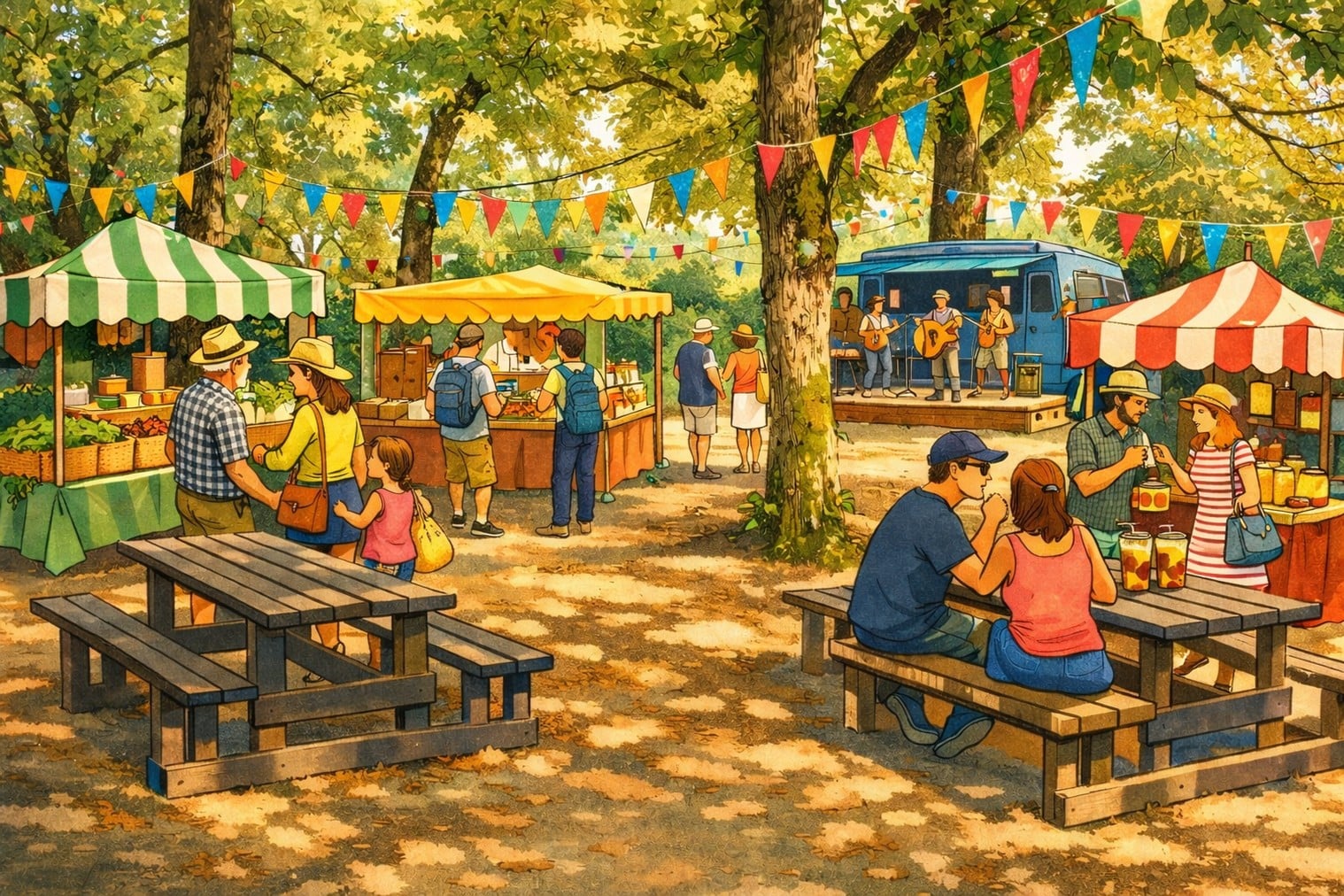 Marché Estival - Sidiailles - animé par Naco Toma Ca