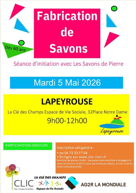 Atelier - Fabrication de savon