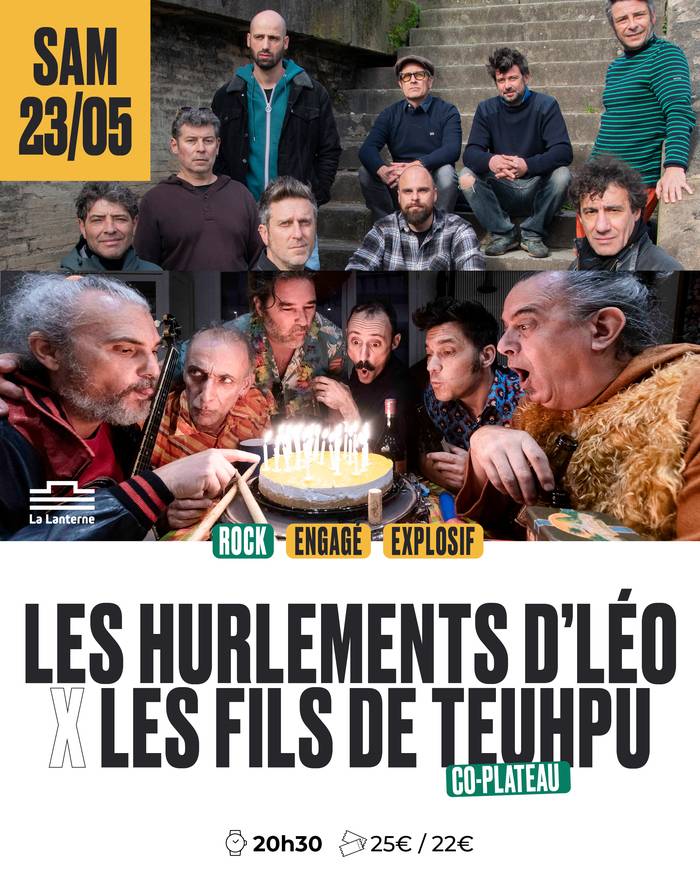 Concert Les Hurlements d'Léo x Les Fils de Teuhpu