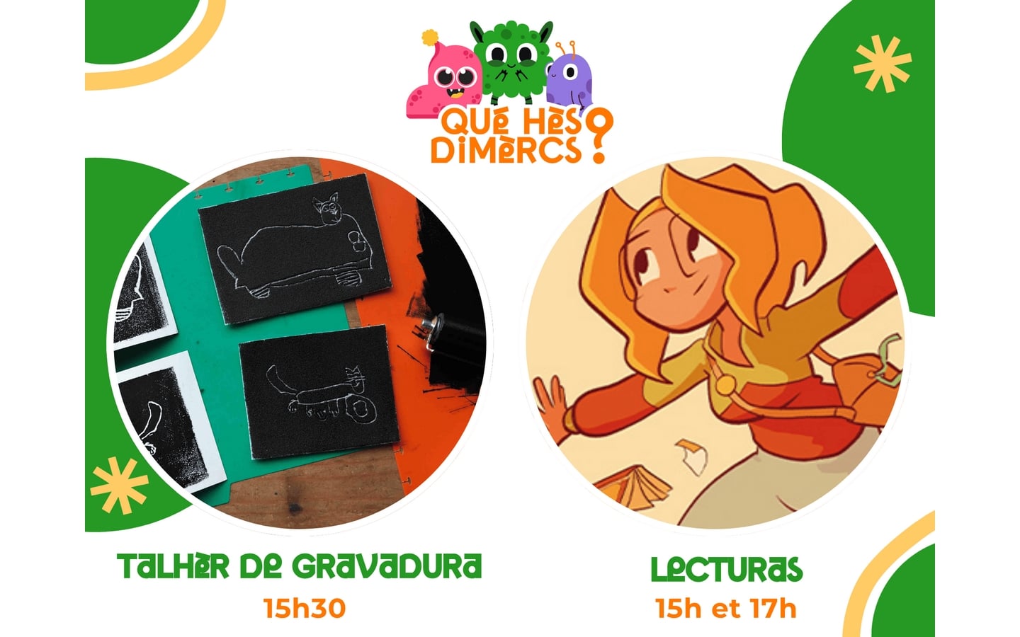 “Qué Hès Dimèrcs ? “ Partir en livre !
