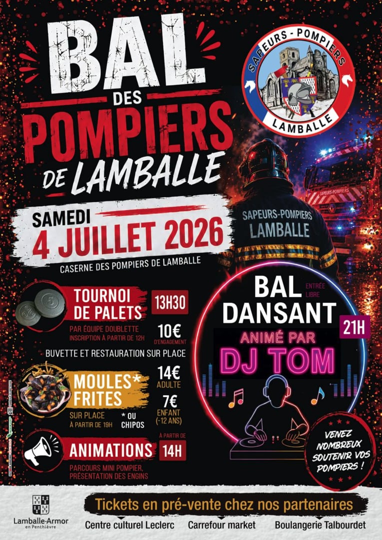 Bal des pompiers Lamballe