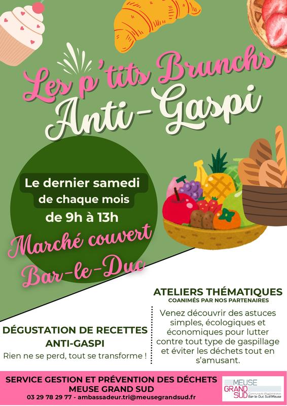 Les p'tits brunchs anti-gaspi