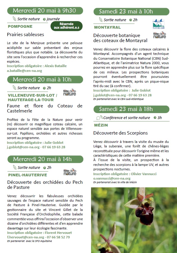Découverte des orchidées du Pech de Pasture