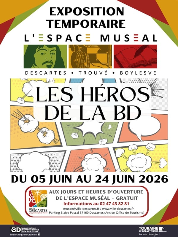Exposition temporaire " Les Héros de la BD "