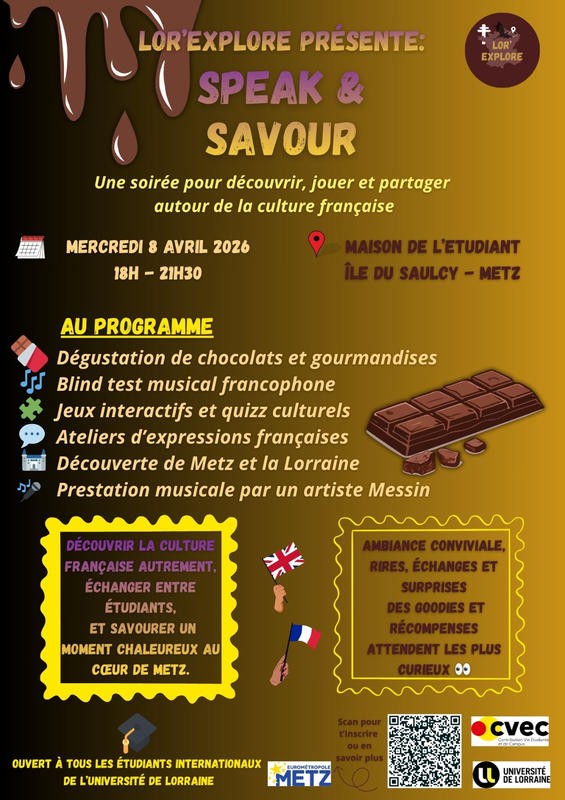 Speak and Savour à la Mde