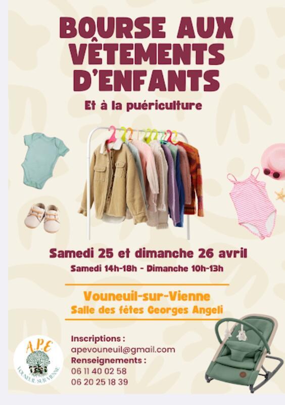 Bourse aux vêtements enfants et puériculture