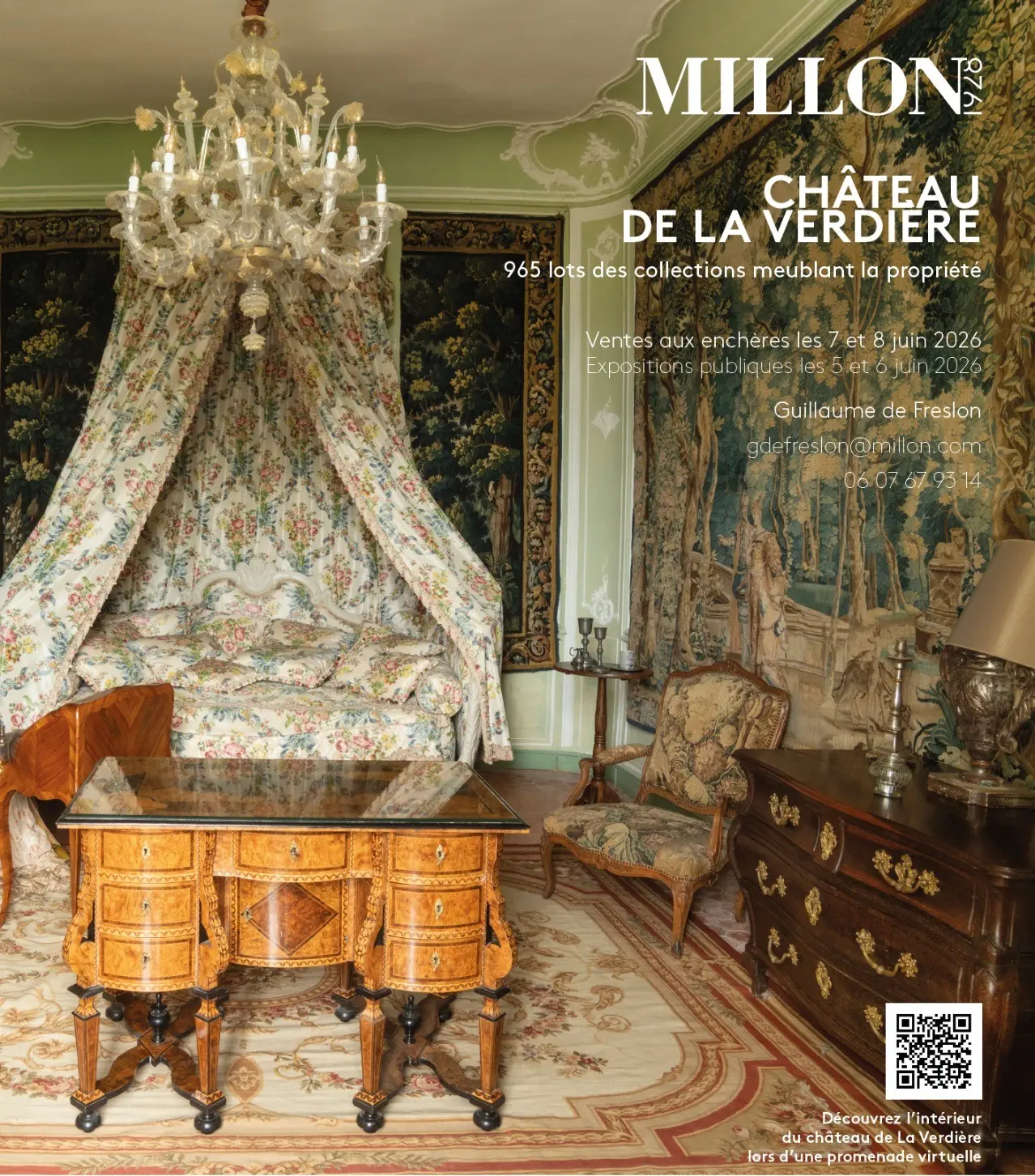 Exposition publique : Salons et pièces historiques