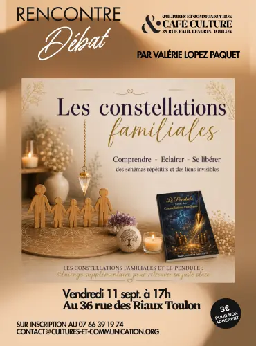 Rencontre/débat avec Valérie Lopez Paquet "Les constellations familiales"