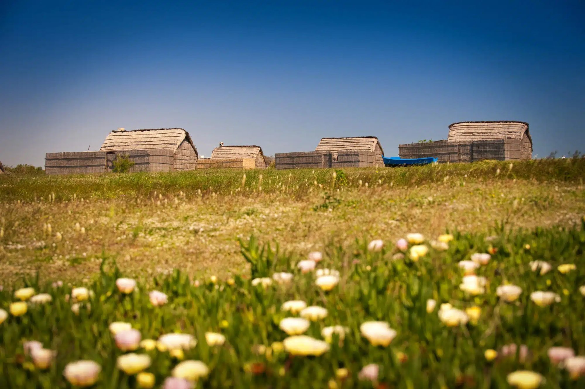 L'ETANG ET LE VILLAGE DE PÊCHEURS
