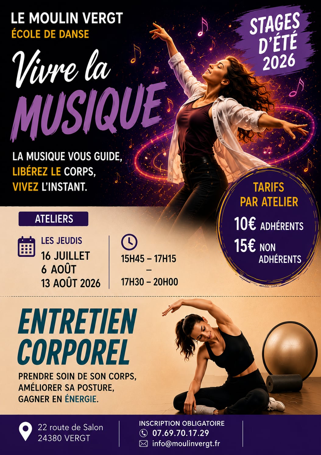 Stage de danse MoulinVergt