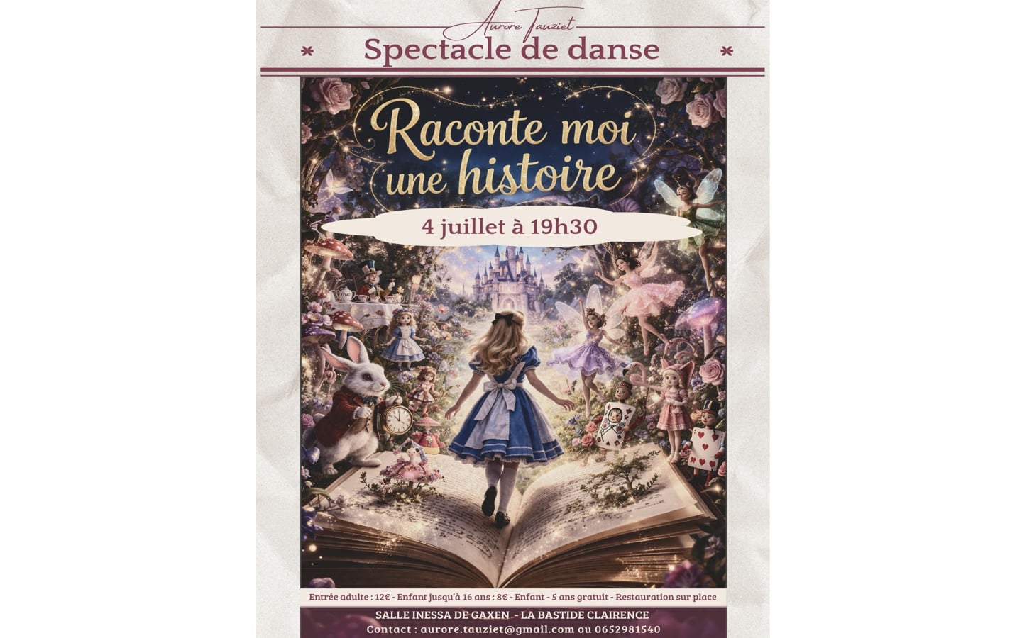 Spectacle de danse « Raconte moi une histoire »