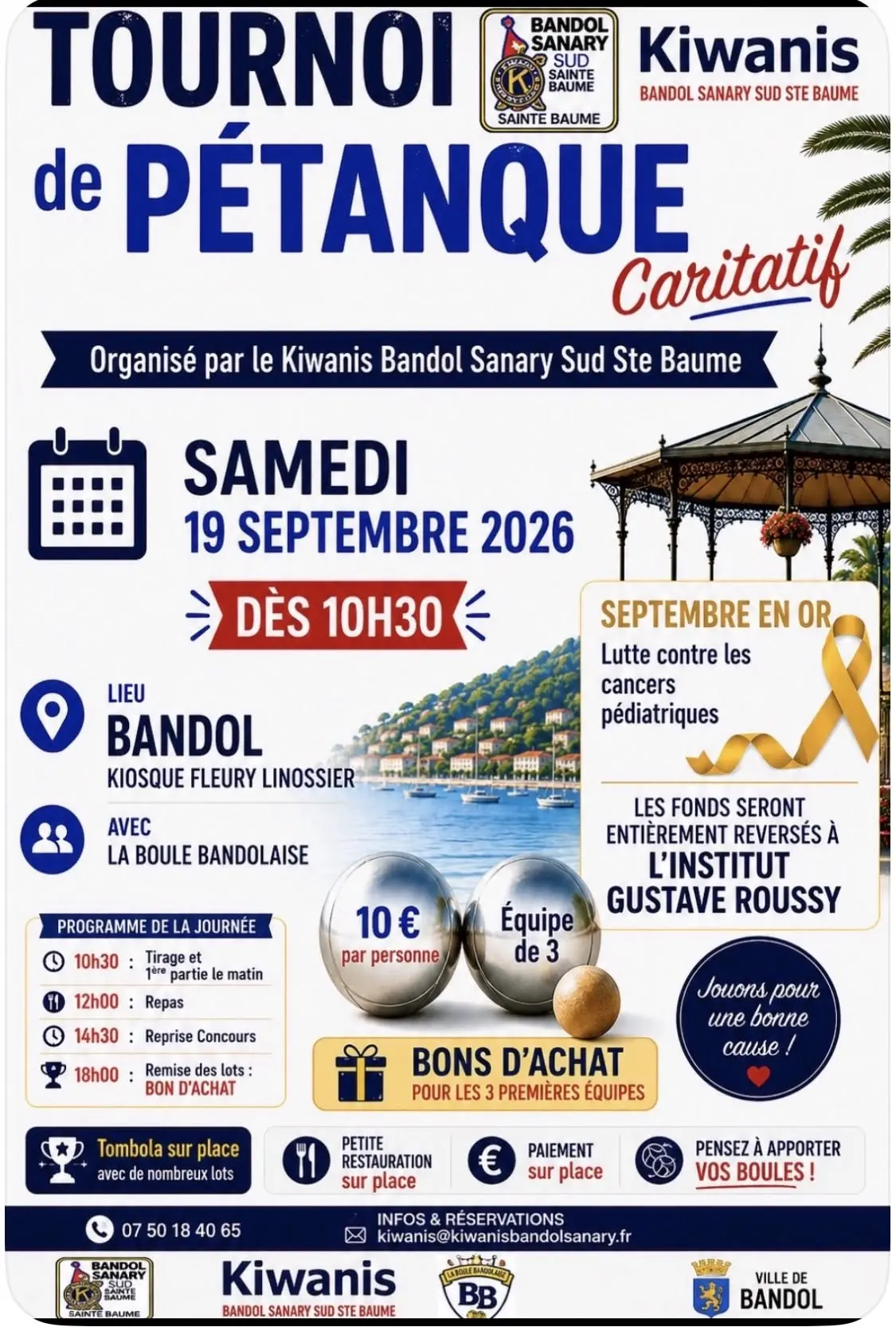 Tournoi de pétanque