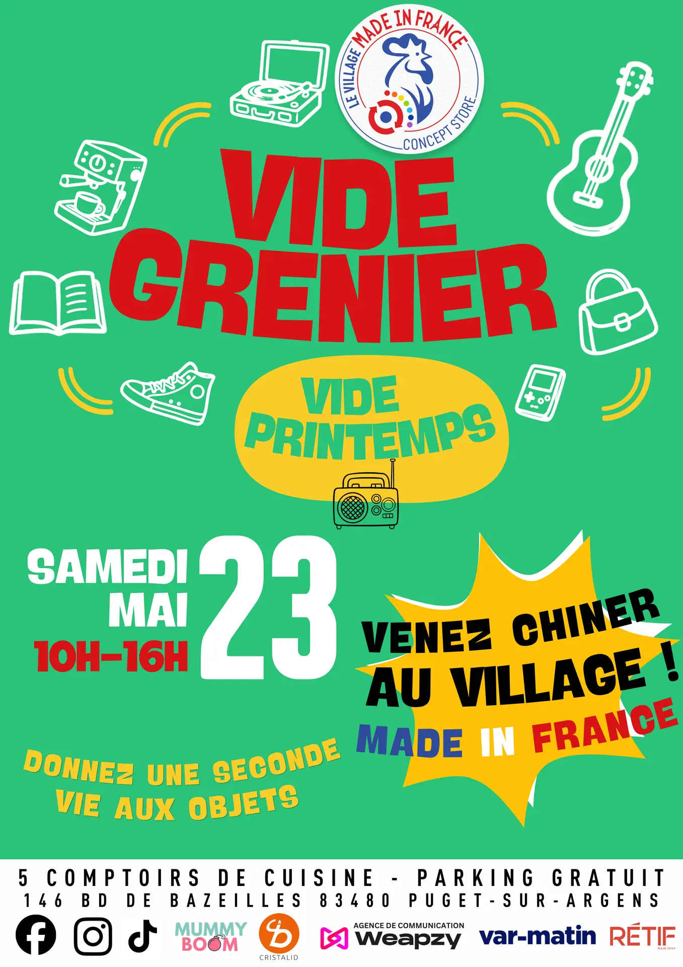Vide grenier - Vide Printemps