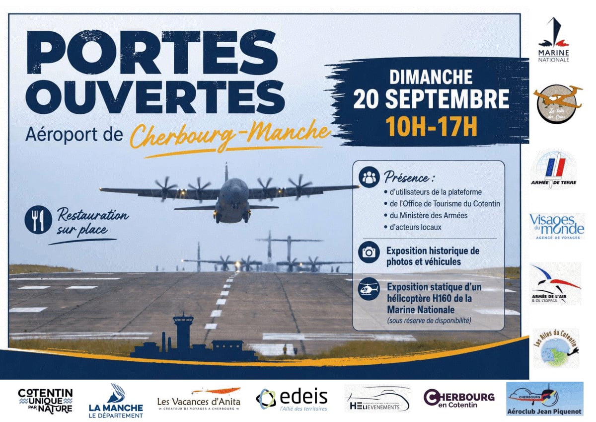 Journées Européennes du Patrimoine > Portes ouvertes - Aéroport de Cherbourg-Manche