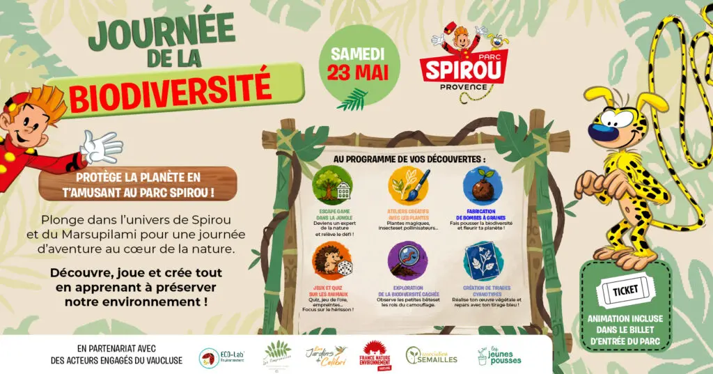 Journée de la biodiversité au Parc Spirou