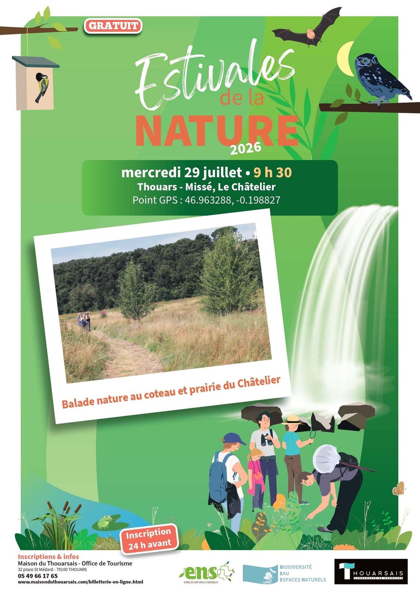 LES ESTIVALES DE LA NATURE : Balade nature dans l'ENS Coteau et prairie du Châtelier