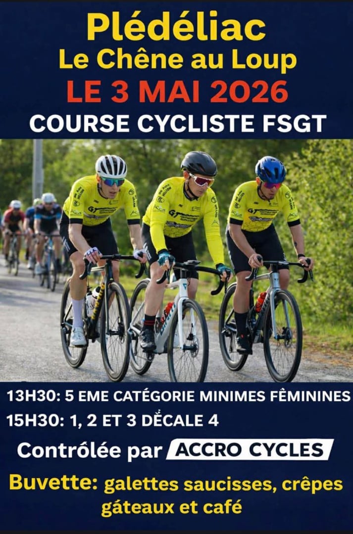 Course cycliste – Circuit du Chêne au Loup
