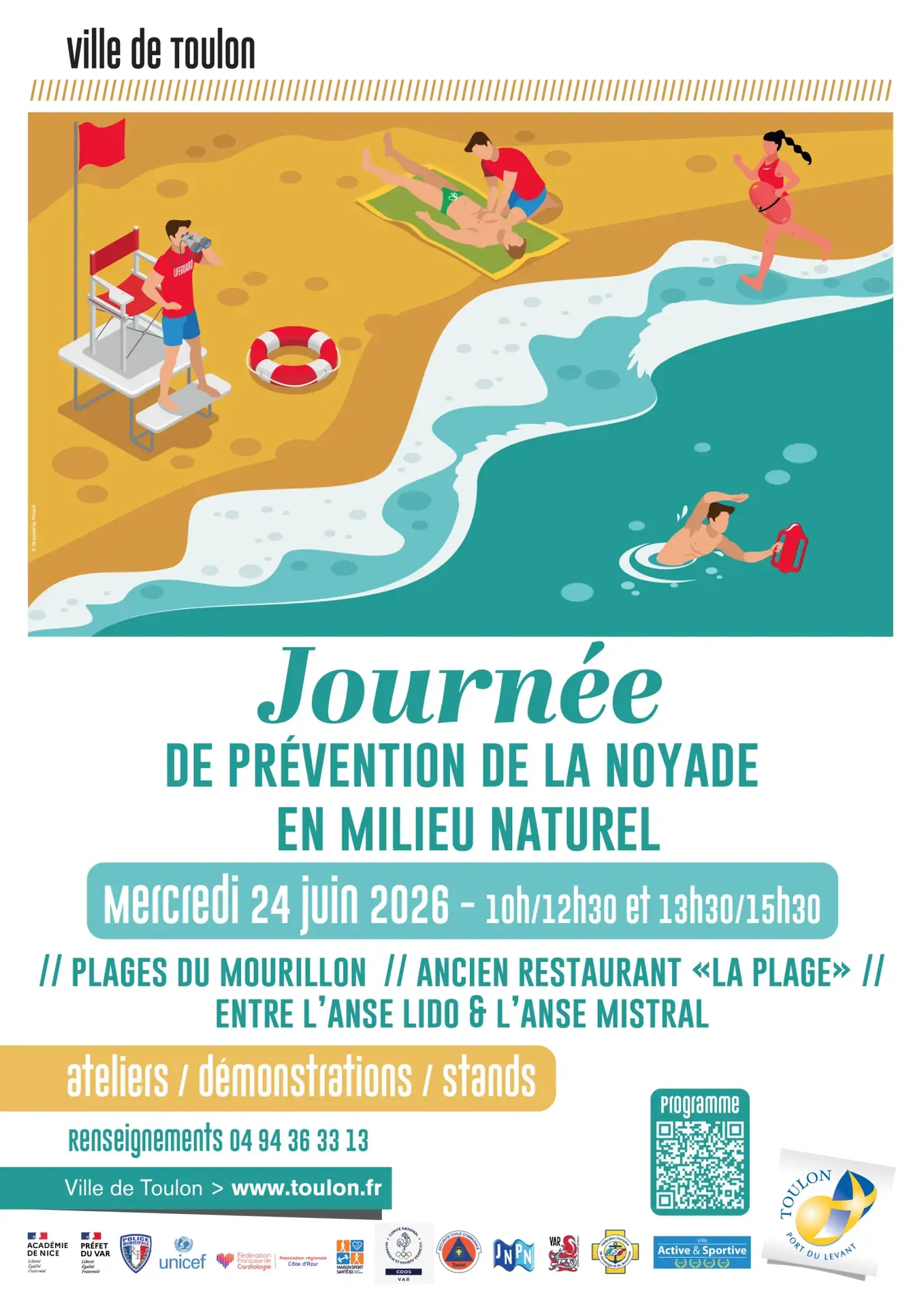 Journée de prévention de la noyade en milieu naturel