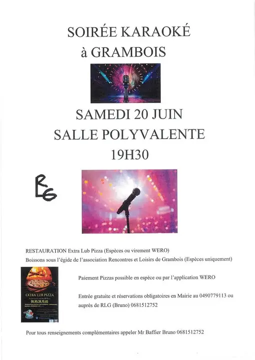 Soirée karaokéà Grambois