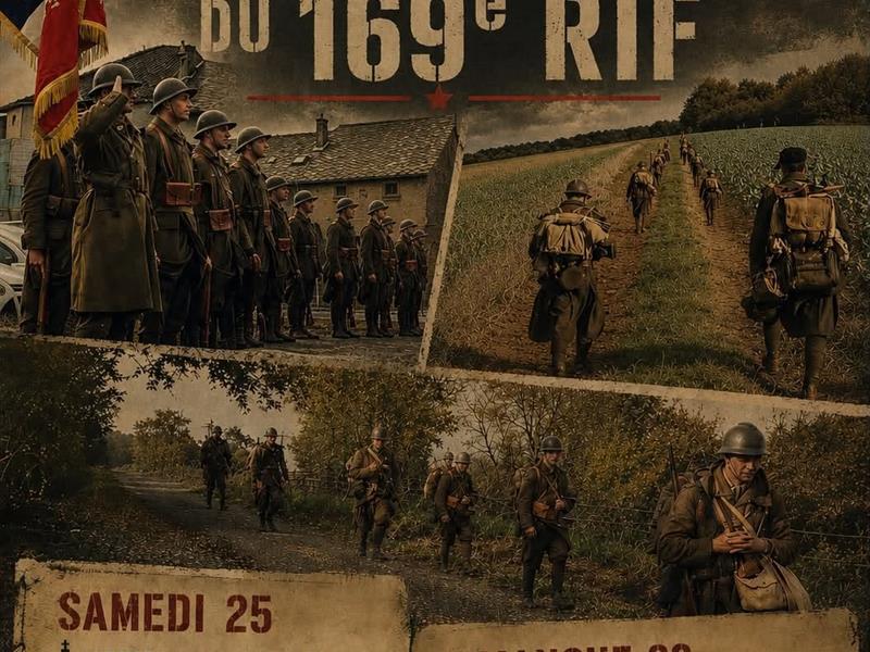 Marche historique à la fourragère