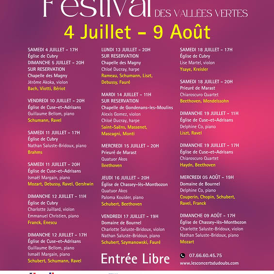 7ème festival des Vallées Vertes