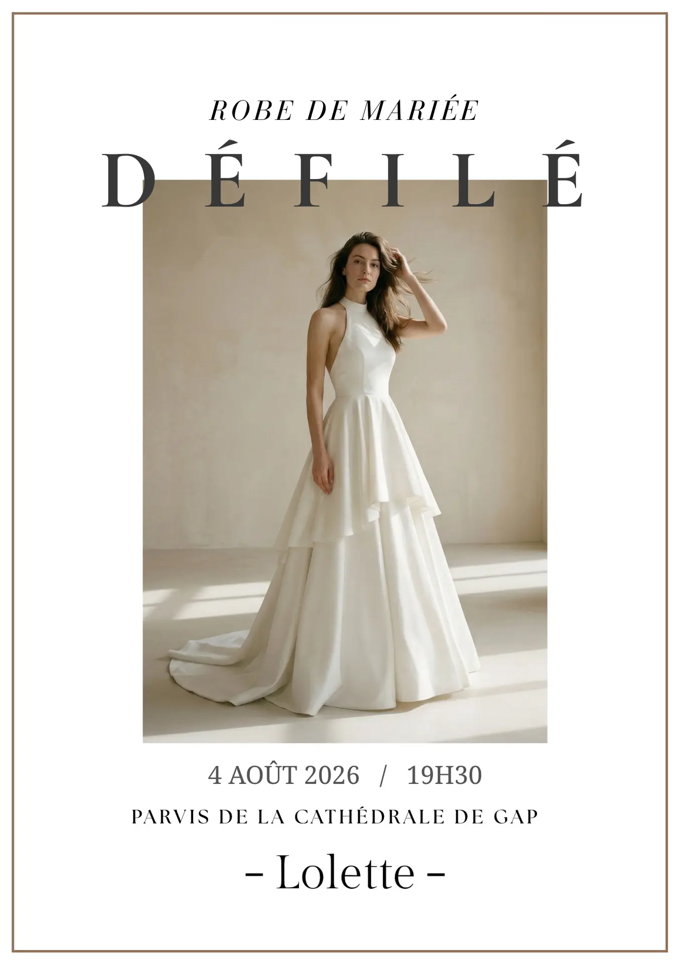 Défilé robe de mariée
