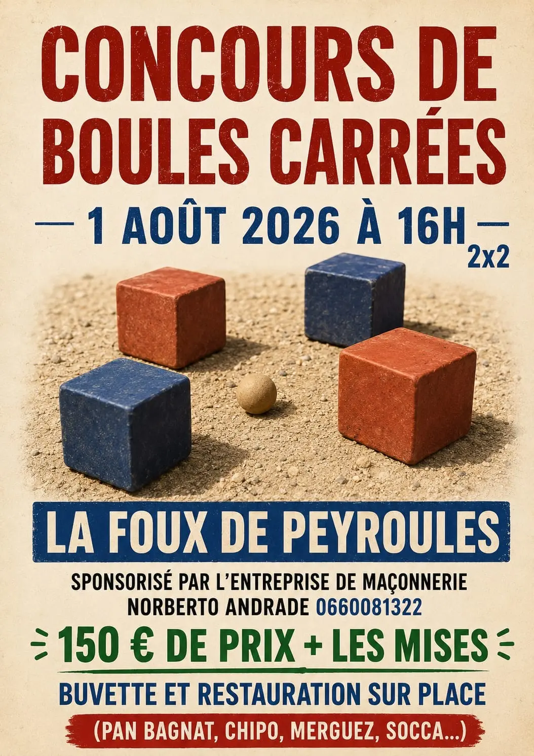 Concours de boules carrées