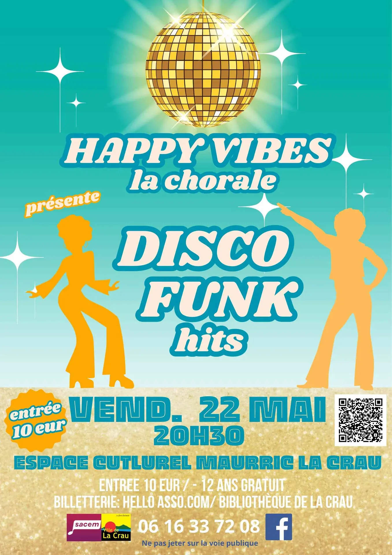Concert "Disco funk hits" d ela chorale Happy Vibes