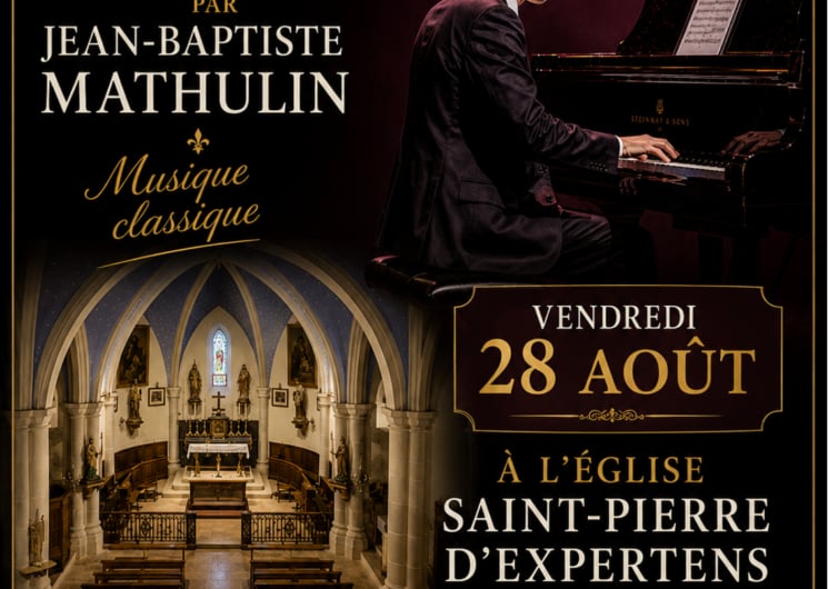 Récital de piano par Jean-Baptiste Mathulin
