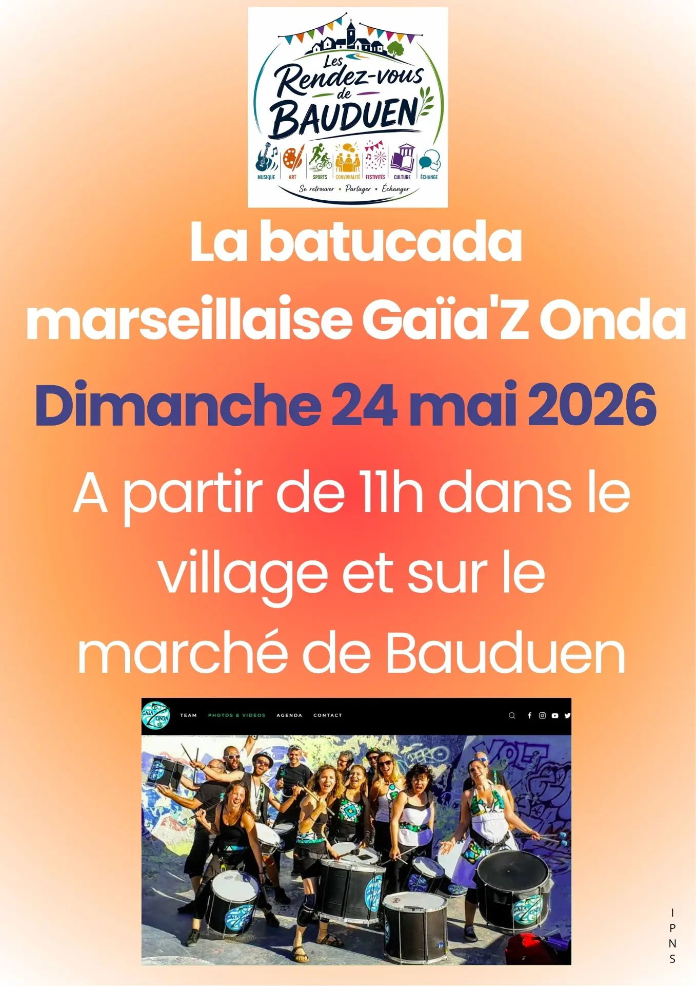 Gaïa'z Onda au marché de Bauduen