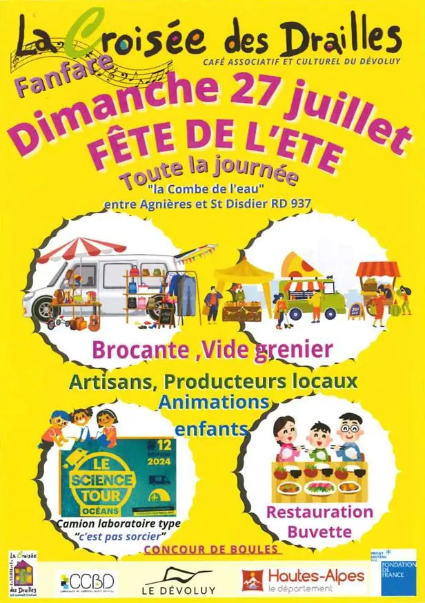 Fête de l'été à la Combe de l'eau