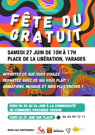 Fête du gratuit : Gratiféria