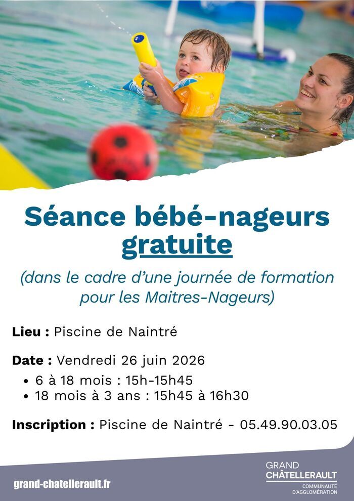 Séance bébé-nageurs gratuite