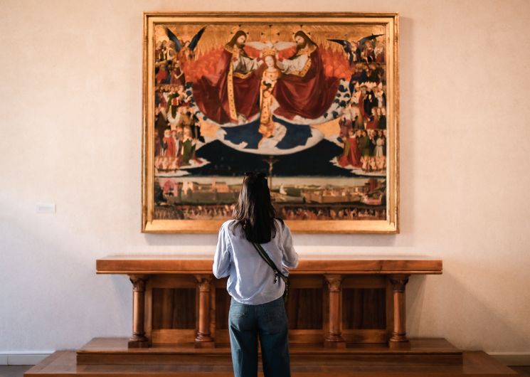 Visite «flash» : le Couronnement de la Vierge