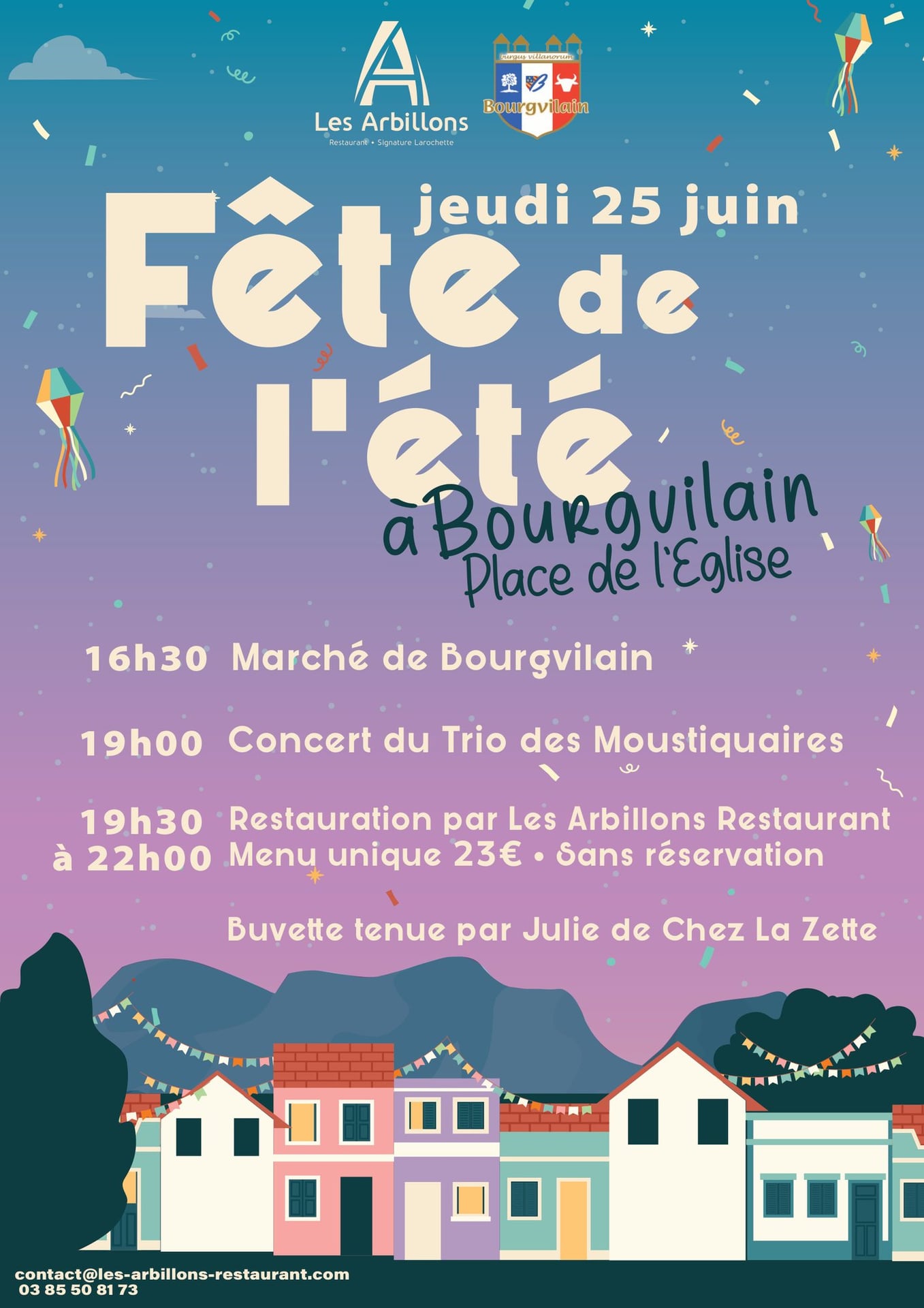 Bourgvilain fête l'été