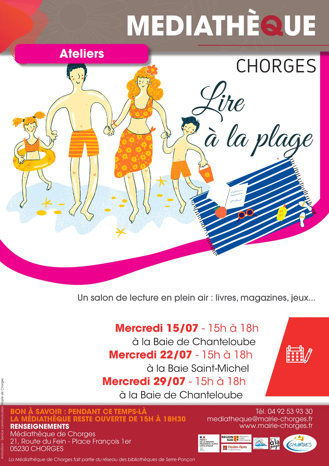 Lire à la Plage