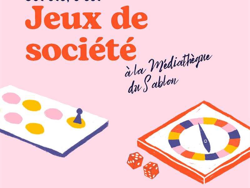 Ateliers adaptés - Cet été c'est jeux de société !