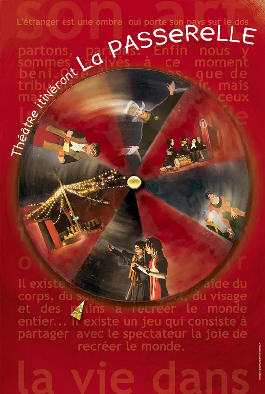 Spectacle "au delà des montagnes bleues" par le théâtre itinérant La Passerelle
