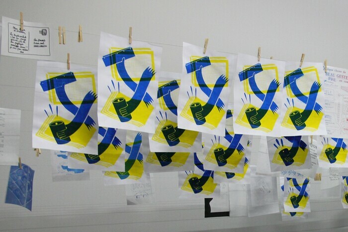 Table ouverte "Sérigraphie en série" en partenariat avec L’Insoleuse