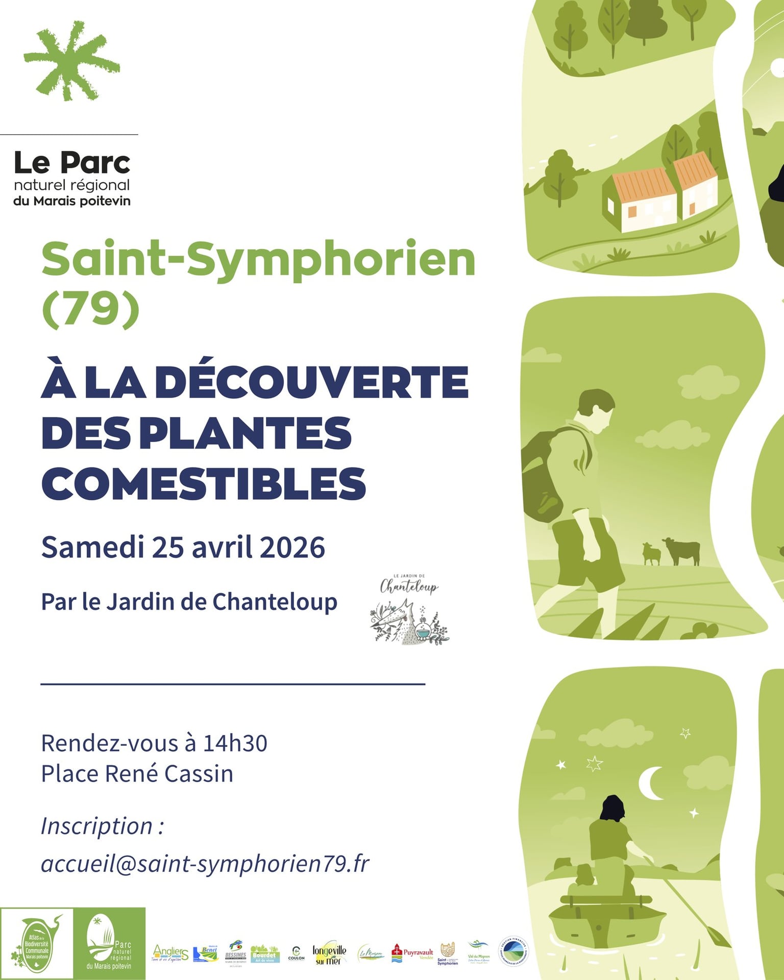 Balade nature "Découverte des plantes comestibles" à Saint-Symphorien