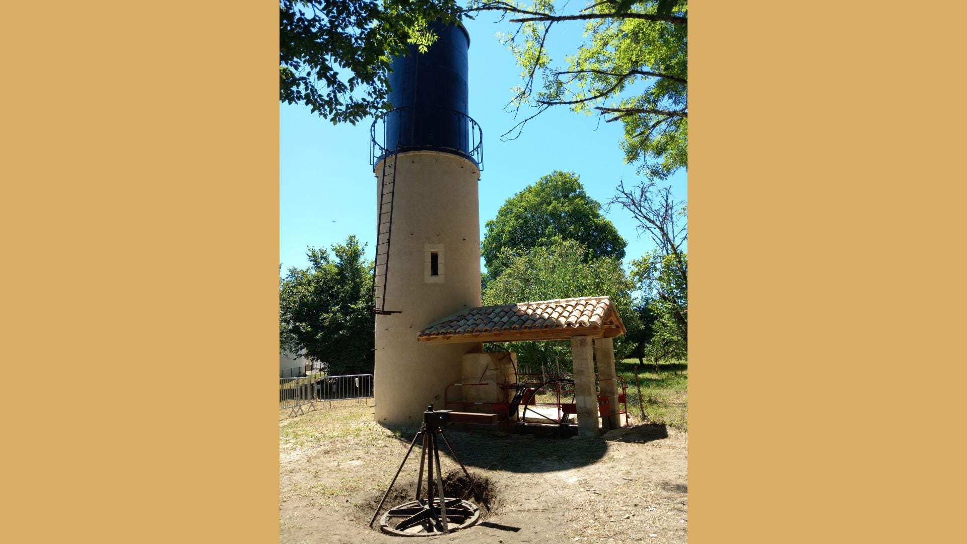 Visite du moulin à sang de Marsac-sur-l'Isle