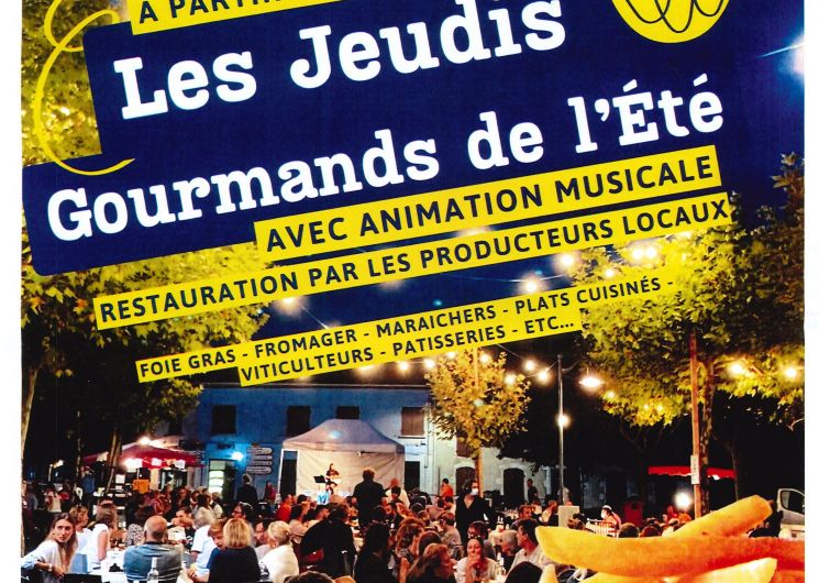 Les jeudis gourmands de l’été