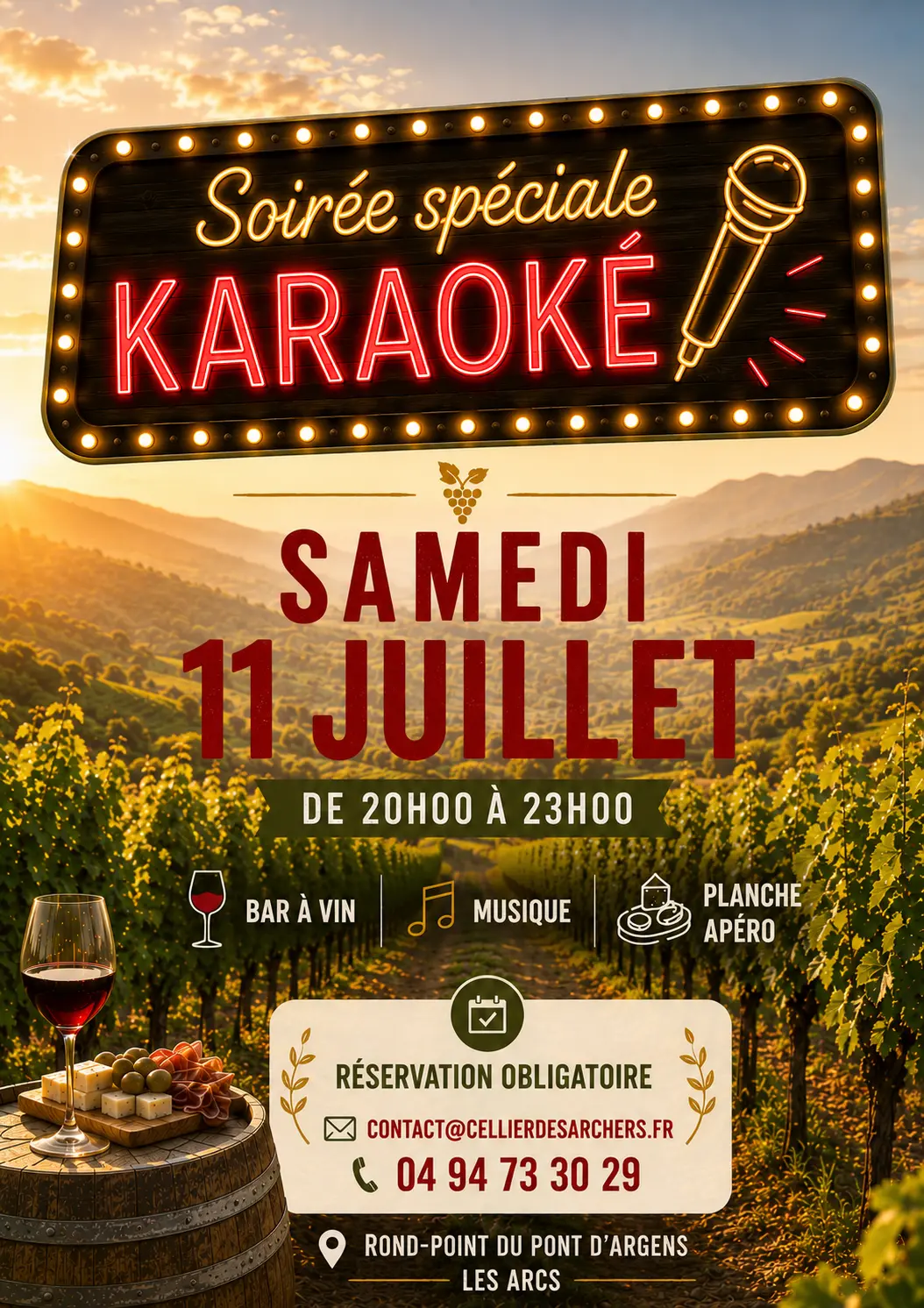 Cellier des Archers - Soirée Karaoke