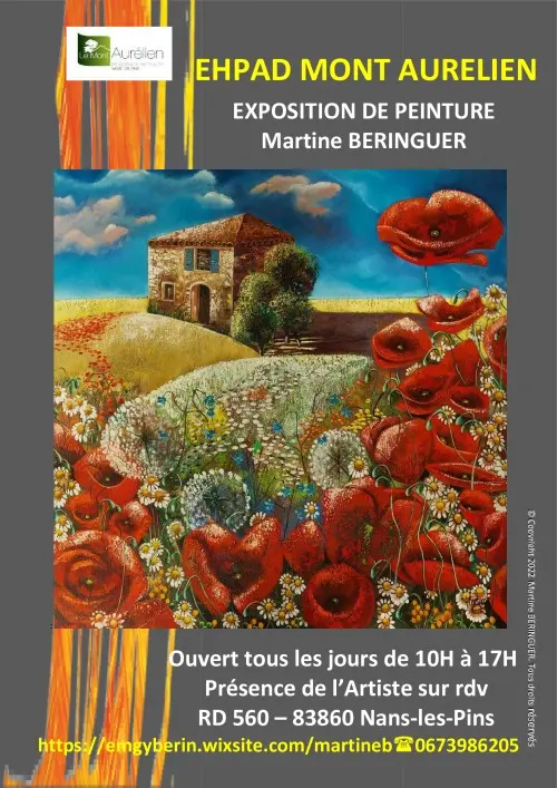 Exposition de peinture Martine Beringuer