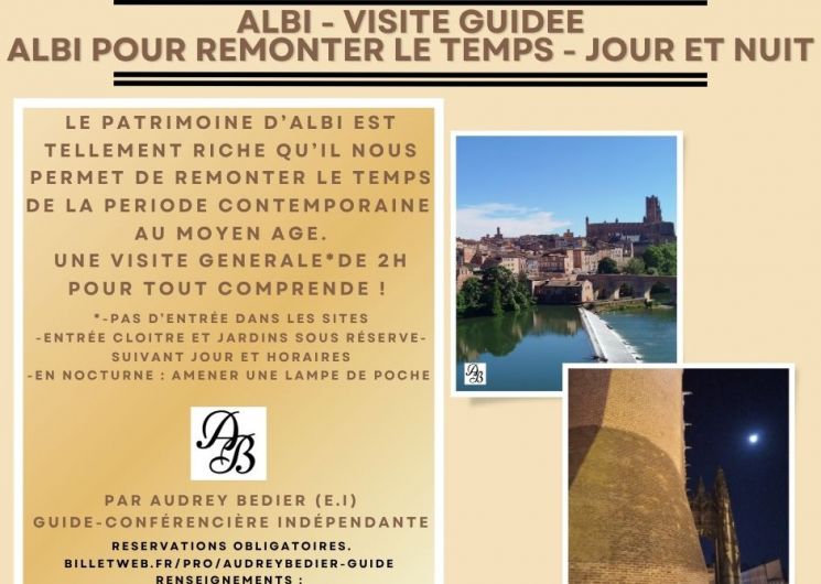 Albi pour remonter le temps jour et nuit – visite guidée