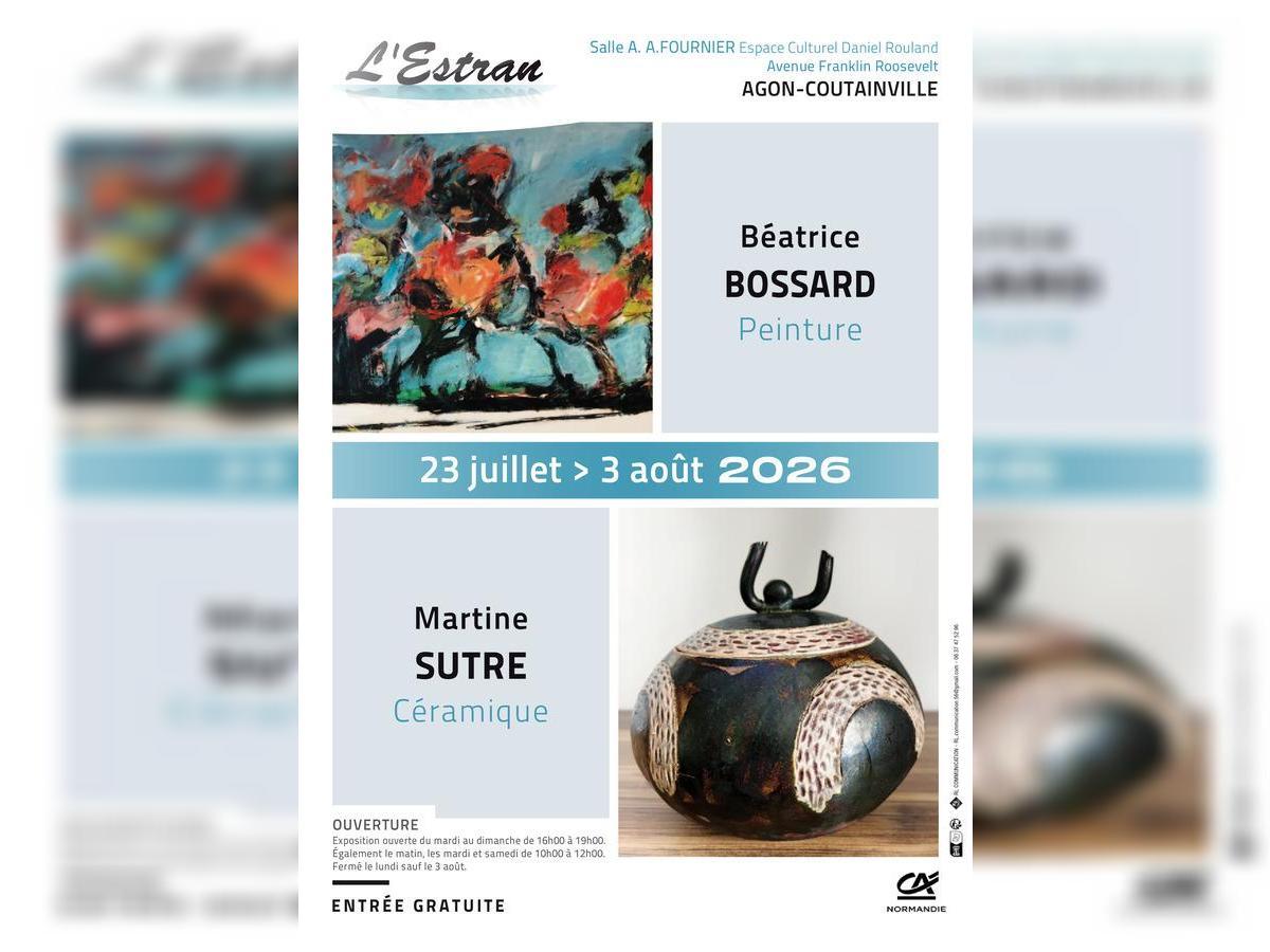 Peintures, Béatrice Bossard - céramique, Martine Sutre