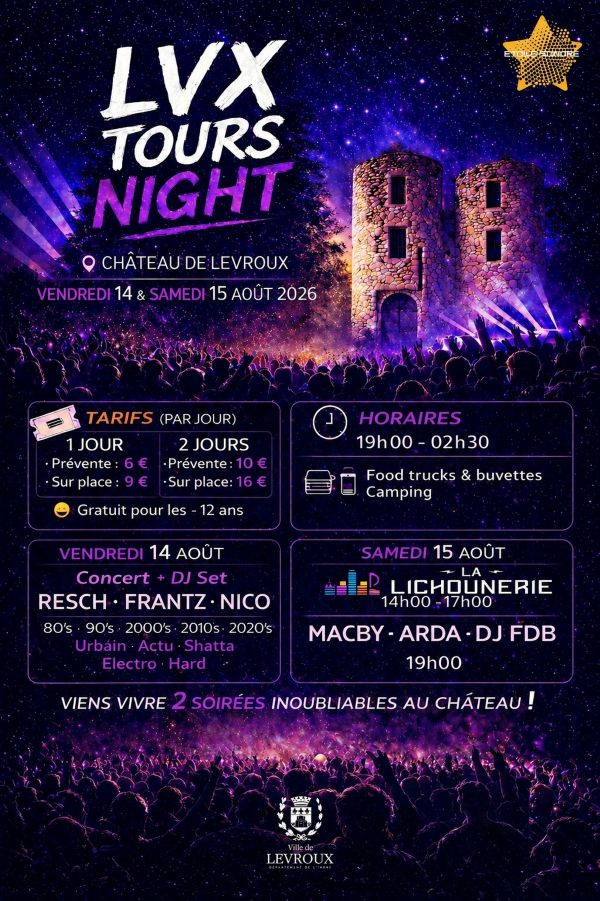 LVX TOURS NIGHT