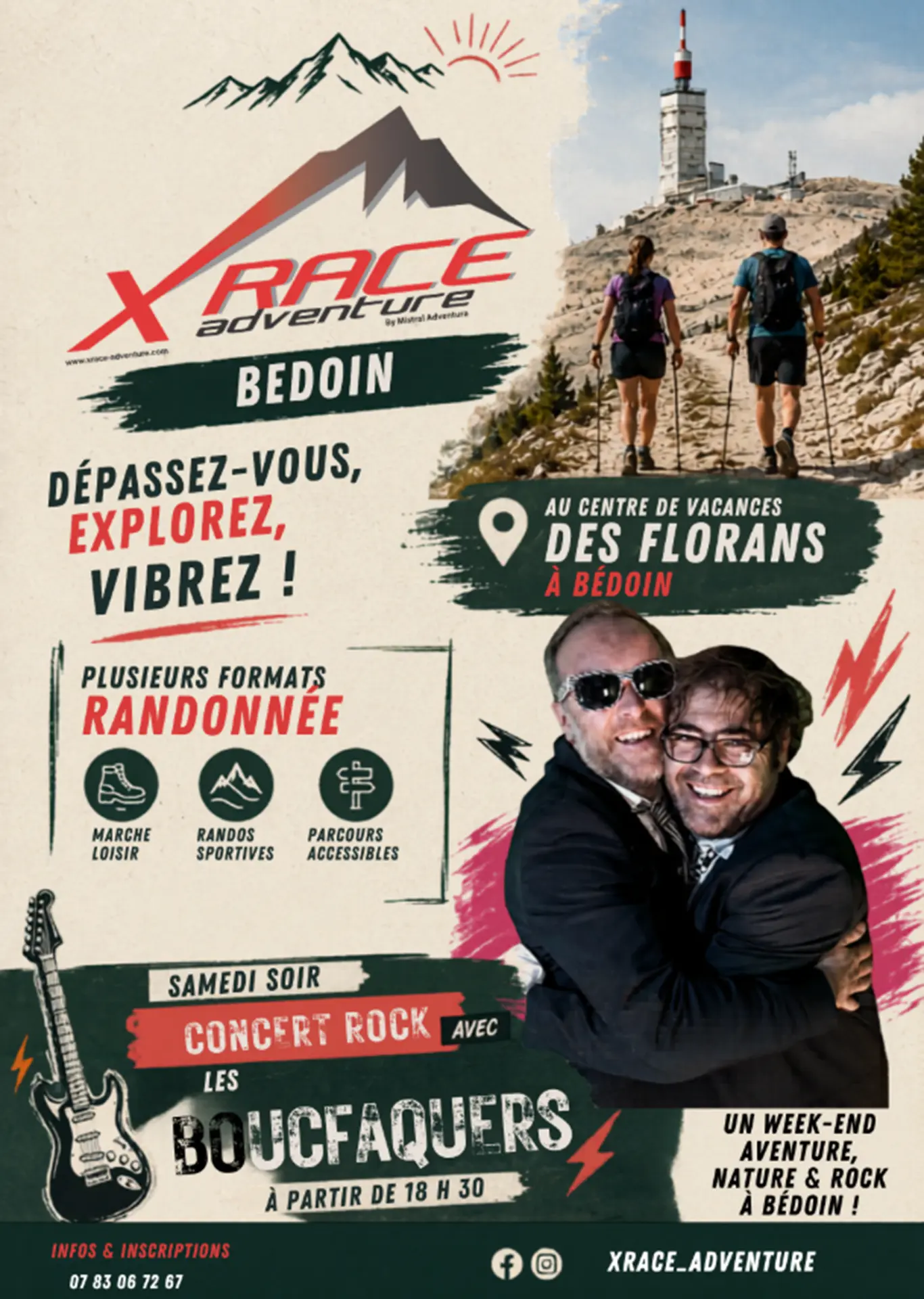 Concert XRace Adventure à Bédoin